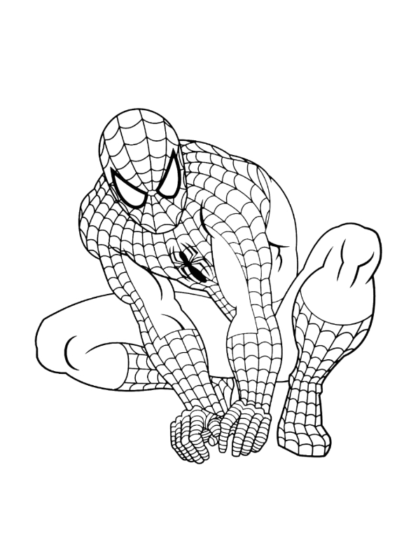 Spider Man kolorowanki